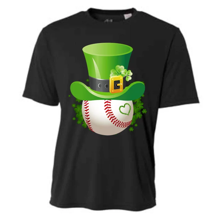 Baseball Leprechaun Catcher St Patricks Day Gift Cooling Performance Crew T-Shirt