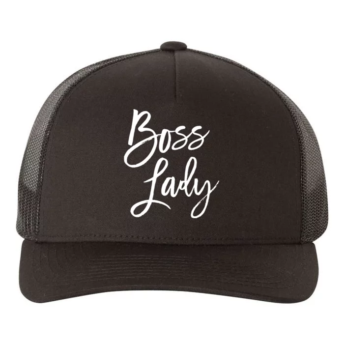 Boss Lady Cutes Trendy For Bosses Day Yupoong Adult 5-Panel Trucker Hat