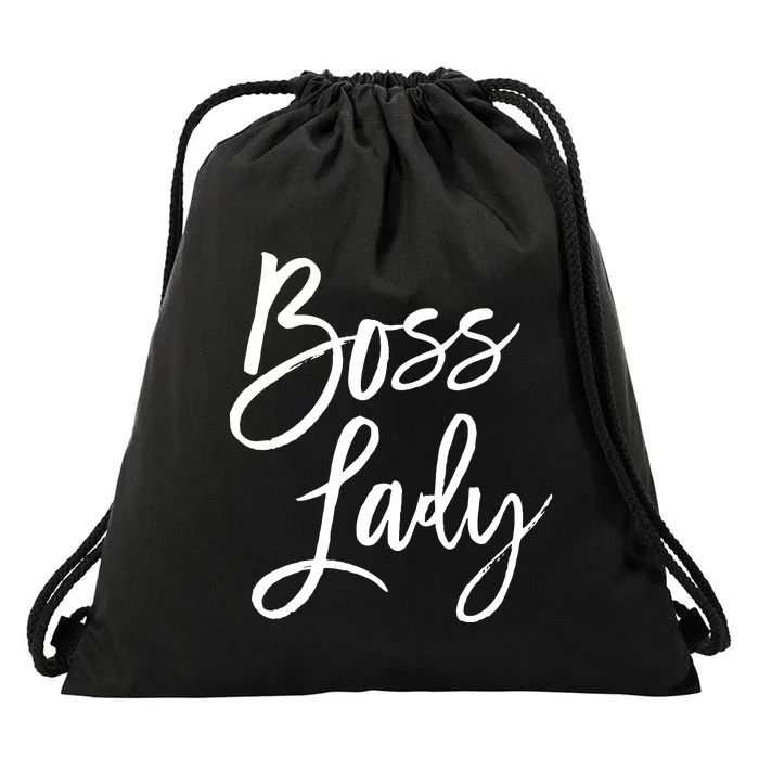 Boss Lady Cutes Trendy For Bosses Day Drawstring Bag