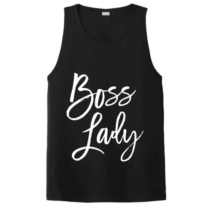 Boss Lady Cutes Trendy For Bosses Day Performance Tank