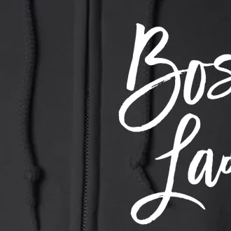 Boss Lady Cutes Trendy For Bosses Day Full Zip Hoodie