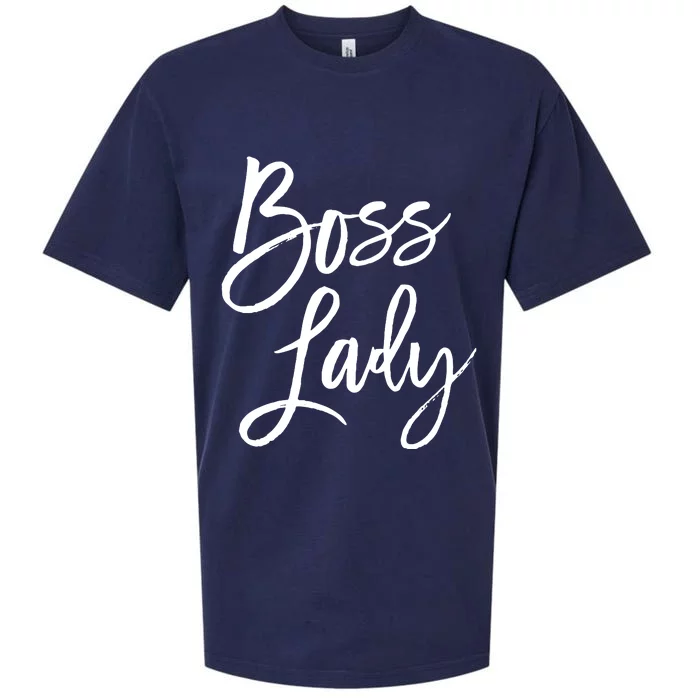 Boss Lady Cutes Trendy For Bosses Day Sueded Cloud Jersey T-Shirt