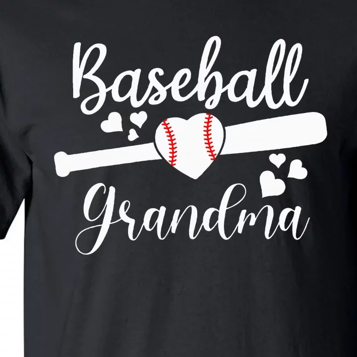 Baseball Lover Cute Baseball Grandma Tall T-Shirt