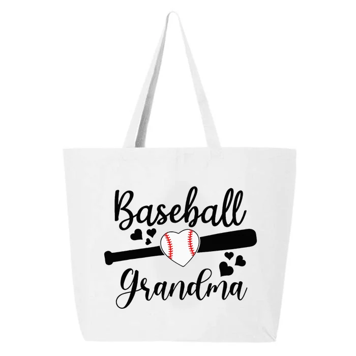 Baseball Lover Cute Baseball Grandma 25L Jumbo Tote