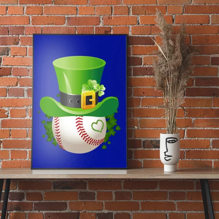 Baseball Leprechaun Catcher St Patricks Day Great Gift Poster