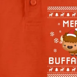 Buffalo Lover Christmas Ugly Xmas Buffalo Sweater Bison Gift Dry Zone Grid Performance Polo