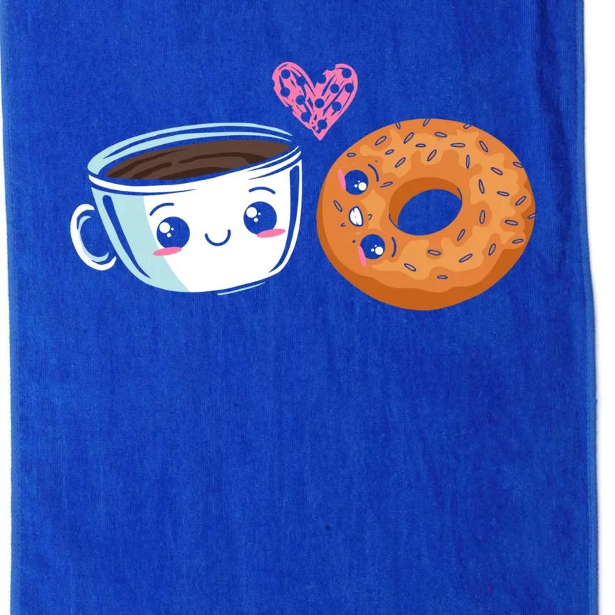 Bagel Lover Coffee Addict Foodie Bread Caffeine Gift Platinum Collection Golf Towel