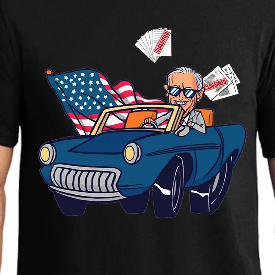 Biden Losing Classified Documents Funny Anti Biden Pajama Set