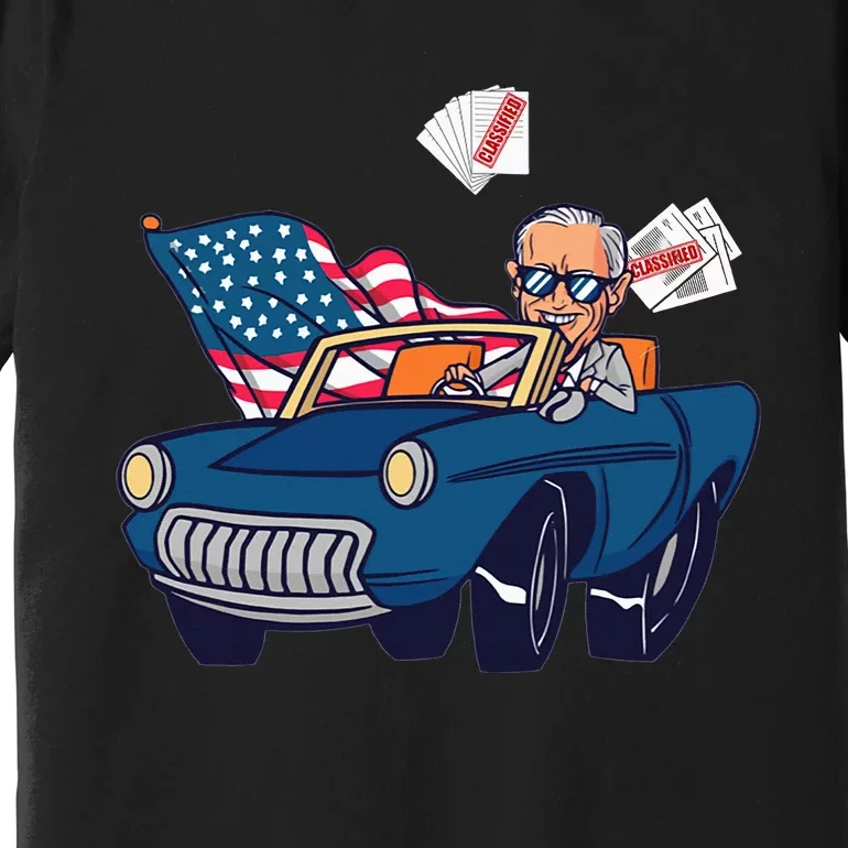 Biden Losing Classified Documents Funny Anti Biden Premium T-Shirt