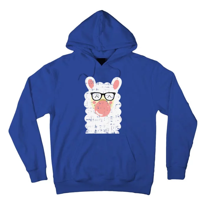 Bubblegum Llama Cute Funny Animal Halloween Gift Idea Tall Hoodie