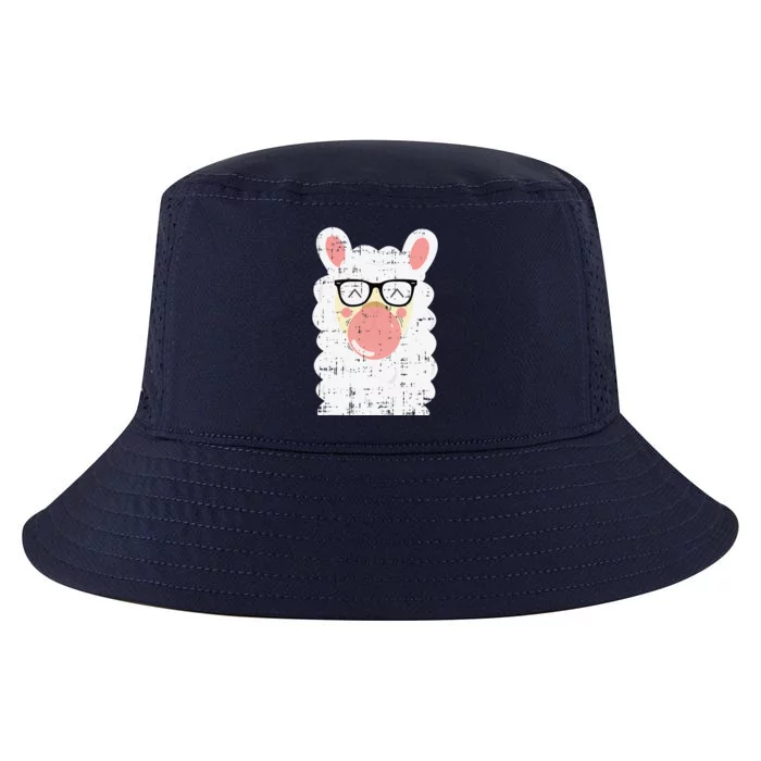 Bubblegum Llama Cute Funny Animal Halloween Gift Idea Cool Comfort Performance Bucket Hat