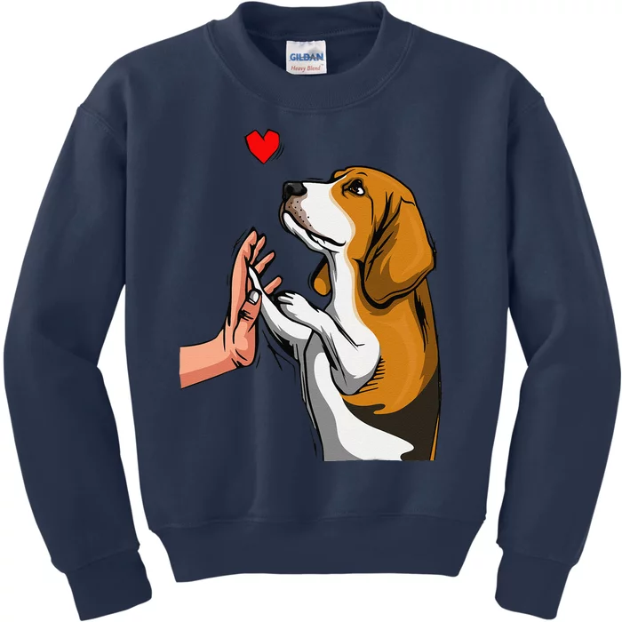 Beagle Love Cute Dog Mom Funny Kids Sweatshirt