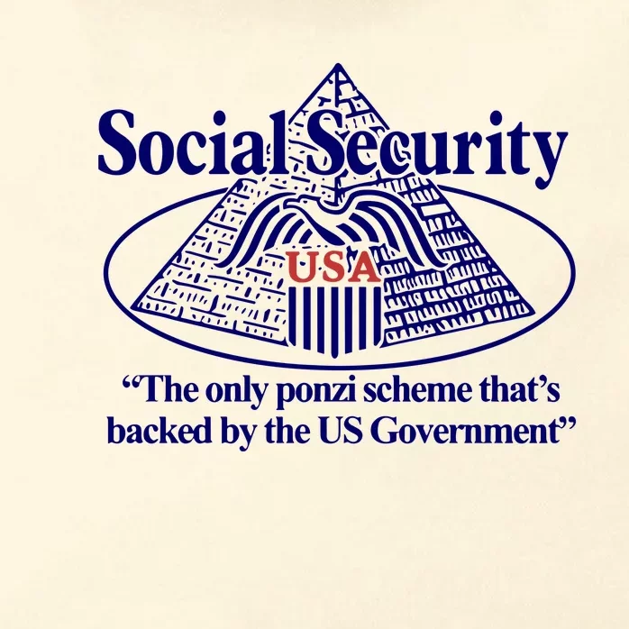 Barely Legal Clothing Social Security The Only Ponzi Scheme ThatS Backed By The Zip Tote Bag