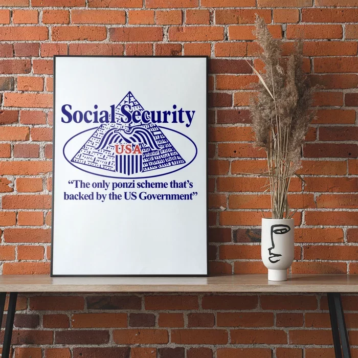 Barely Legal Clothing Social Security The Only Ponzi Scheme ThatS Backed By The Poster