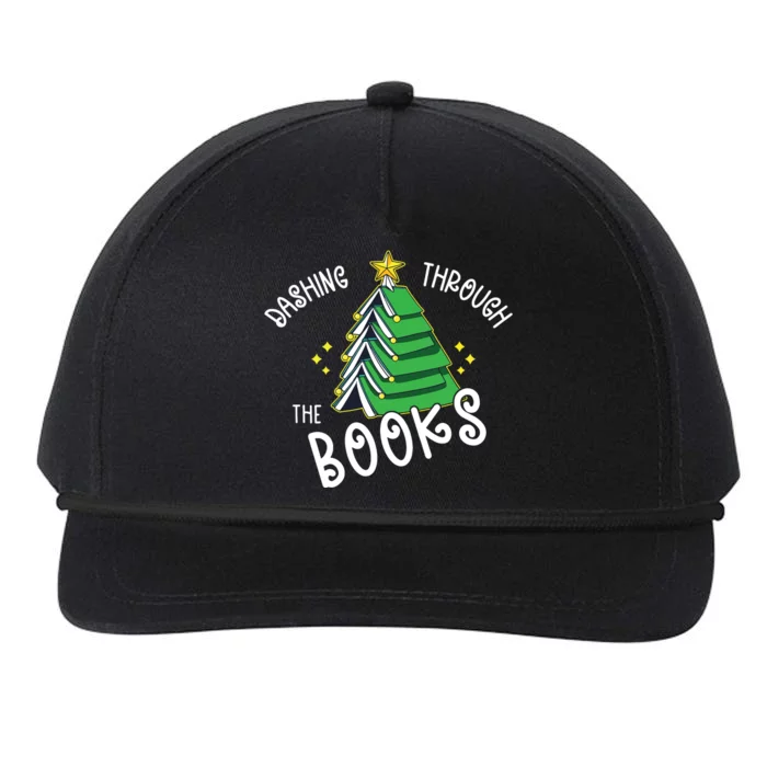 Book Lover Christmas Tree Holiday Reading Love To Read Snapback Five-Panel Rope Hat