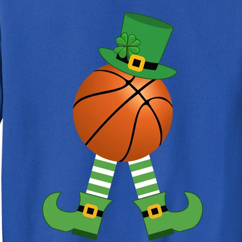 Basketball Leprechaun Coach Gift Green St Patricks Day Party Gift Sweatshirt