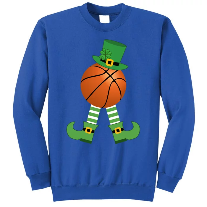 Basketball Leprechaun Coach Gift Green St Patricks Day Party Gift Sweatshirt