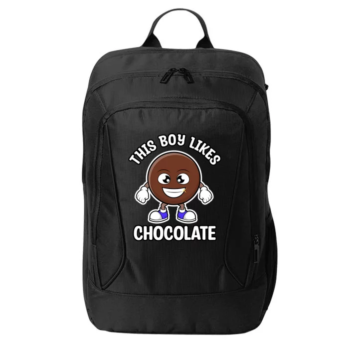 Boy Likes Chocolate Cute Chocolate Lover Gift City Backpack