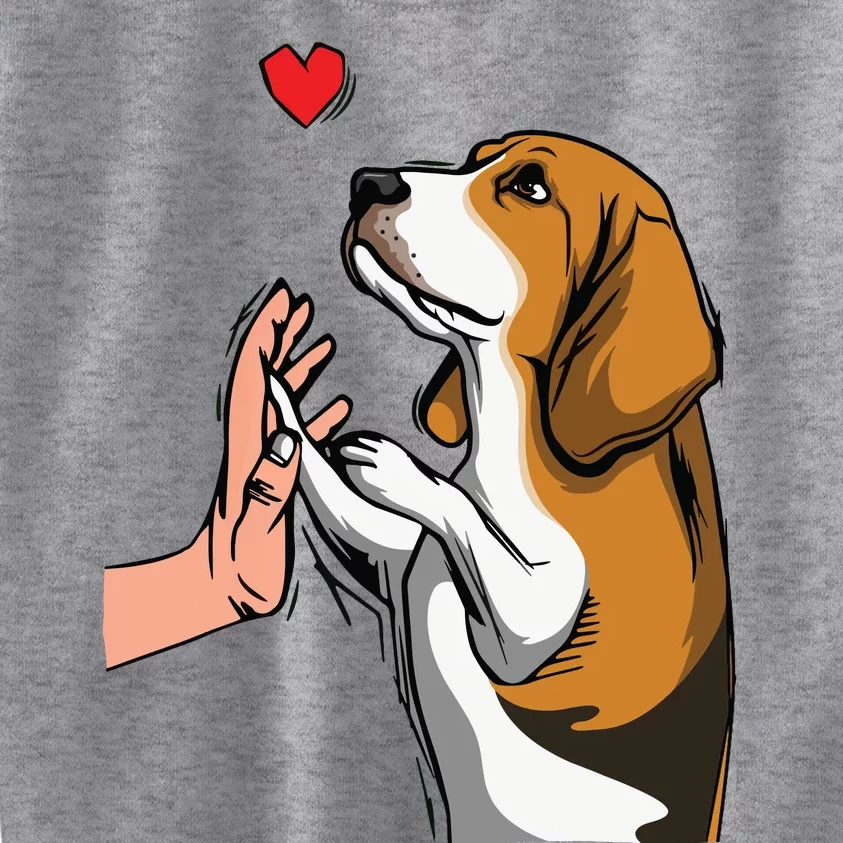 Beagle Love Cute Dog Mom Funny Girl Kids Sweatshirt