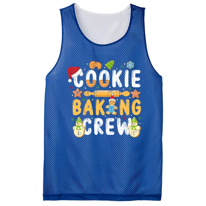 Baking Lover Cookie Baking Crew Holiday Christmas Gift Mesh Reversible Basketball Jersey Tank