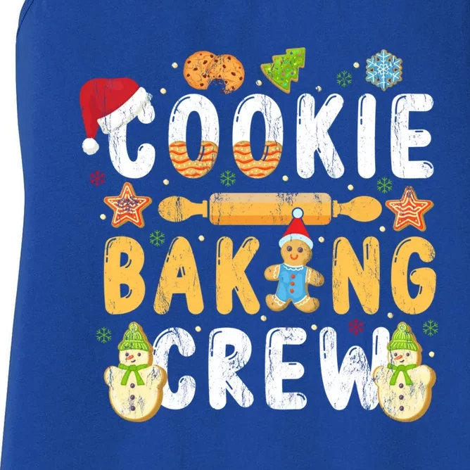 Baking Lover Cookie Baking Crew Holiday Christmas Gift Women's Racerback Tank