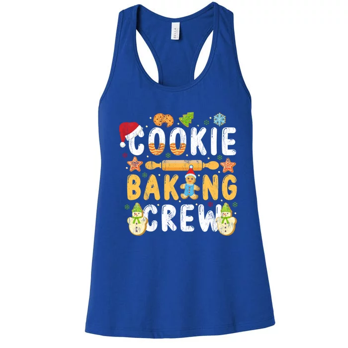 Baking Lover Cookie Baking Crew Holiday Christmas Gift Women's Racerback Tank