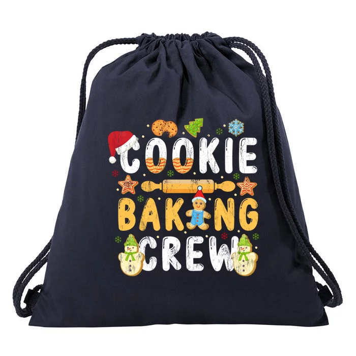 Baking Lover Cookie Baking Crew Holiday Christmas Gift Drawstring Bag