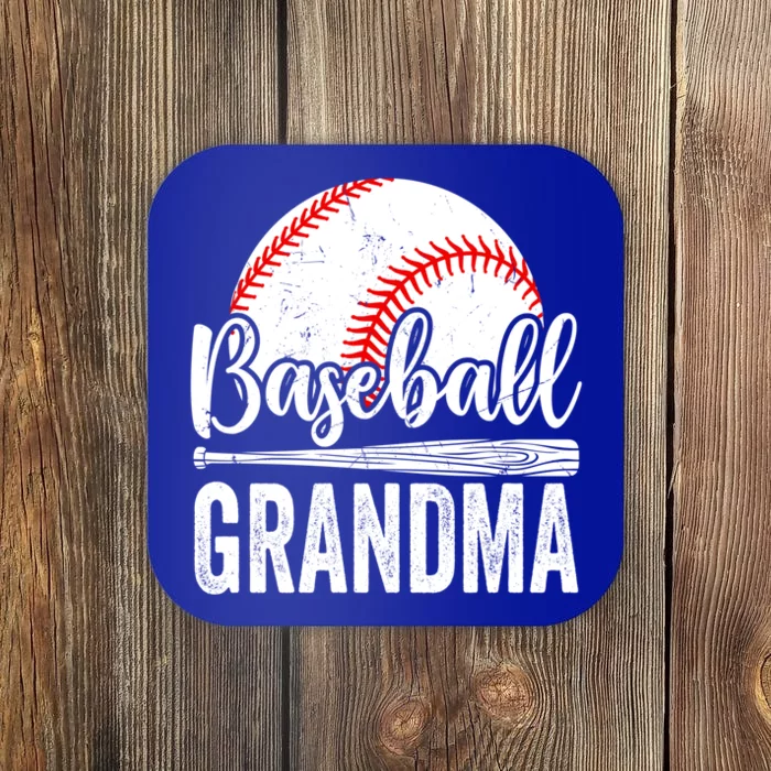 Baseball Lover Cute Baseball Grandma Gift Coaster