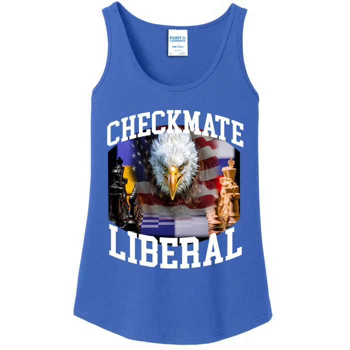 Barely Legal Clothing Checkmate Liberal Ladies Essential Tank