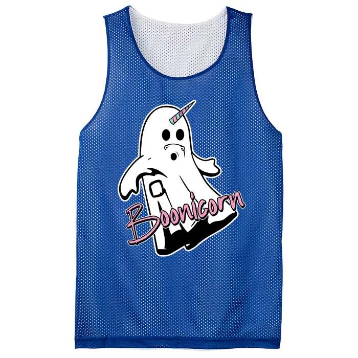 Boonicorn Lazy Diy Halloween Costume Funny Unicorn Ghost Gift Mesh Reversible Basketball Jersey Tank