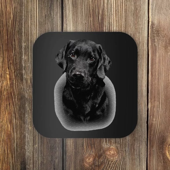 Black Labrador Dad Mom Retriever Lab Owner Dog Lover Cute Coaster