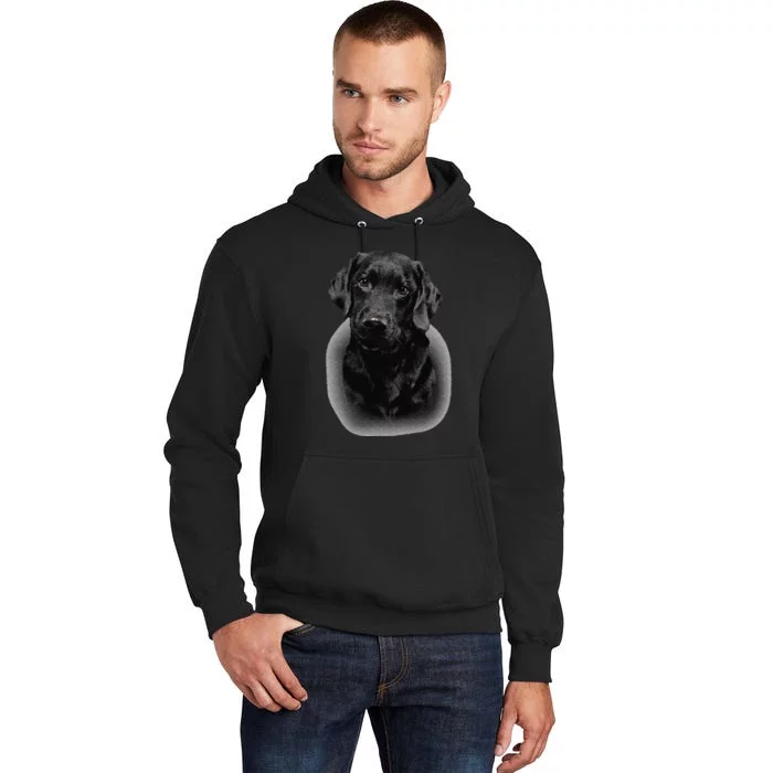 Black Labrador Dad Mom Retriever Lab Owner Dog Lover Cute Tall Hoodie