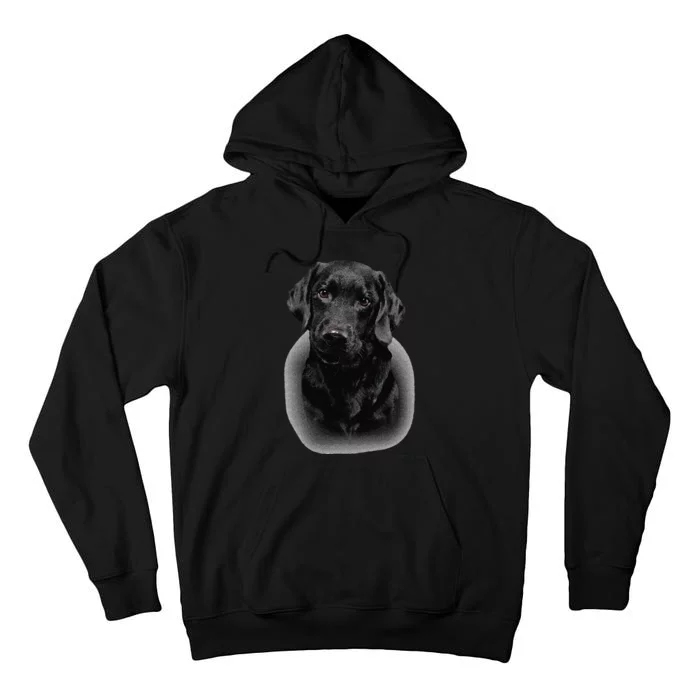 Black Labrador Dad Mom Retriever Lab Owner Dog Lover Cute Tall Hoodie