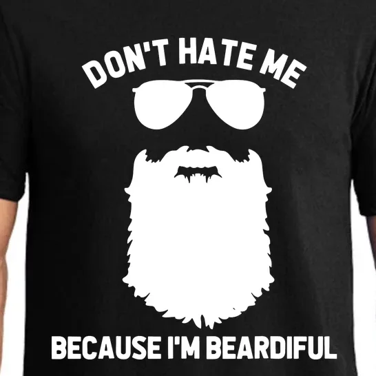 Beard Lover Dont Hate Me Because Im Beardiful Pajama Set