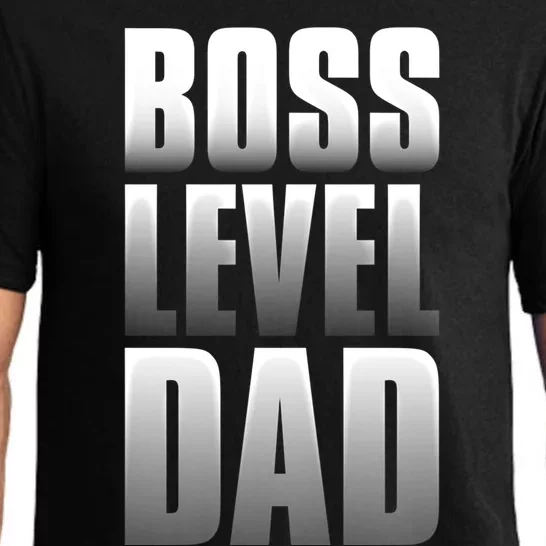 Boss Level Dad Gift Dad By Day Gamer By Nighfunny Gift Cute Gift Pajama Set