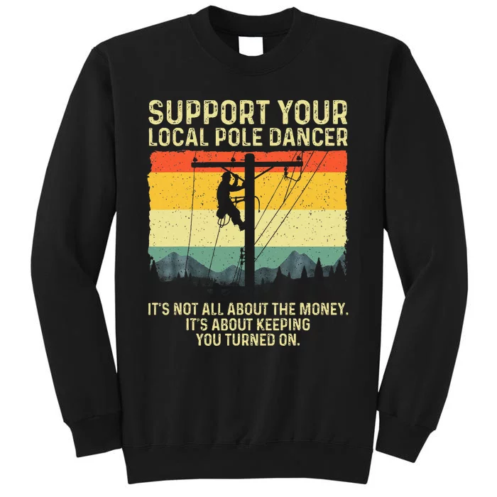 Best Lineman Design For Electrical Lineman Sweatshirt