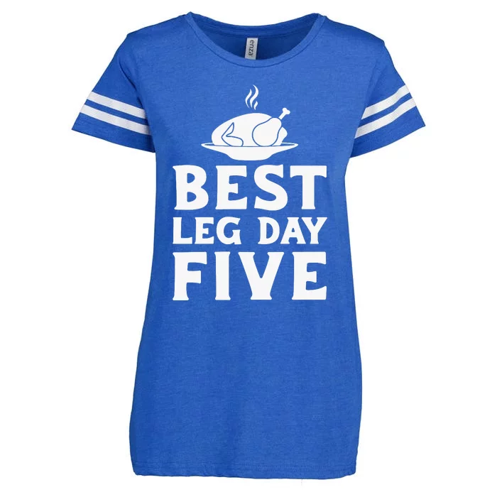 Best Leg Day Five Enza Ladies Jersey Football T-Shirt