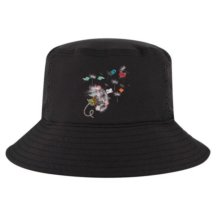 Book Librarian Dandelion Book Reading Cool Comfort Performance Bucket Hat