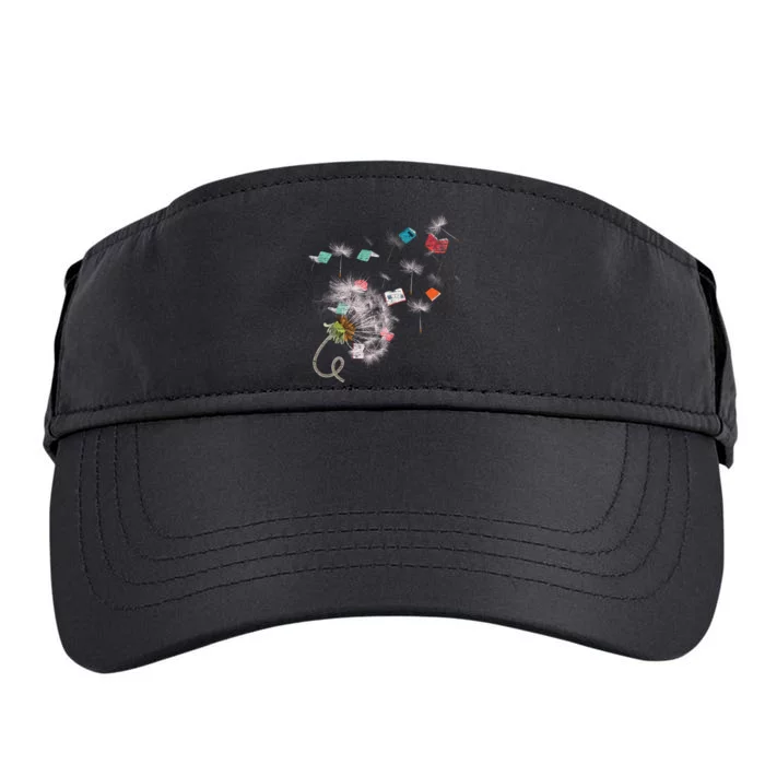 Book Librarian Dandelion Book Reading Adult Drive Performance Visor