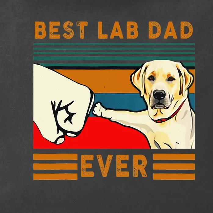 Best Lab Dad Father's Day Dad Gifts Best Labrador Dad Zip Tote Bag