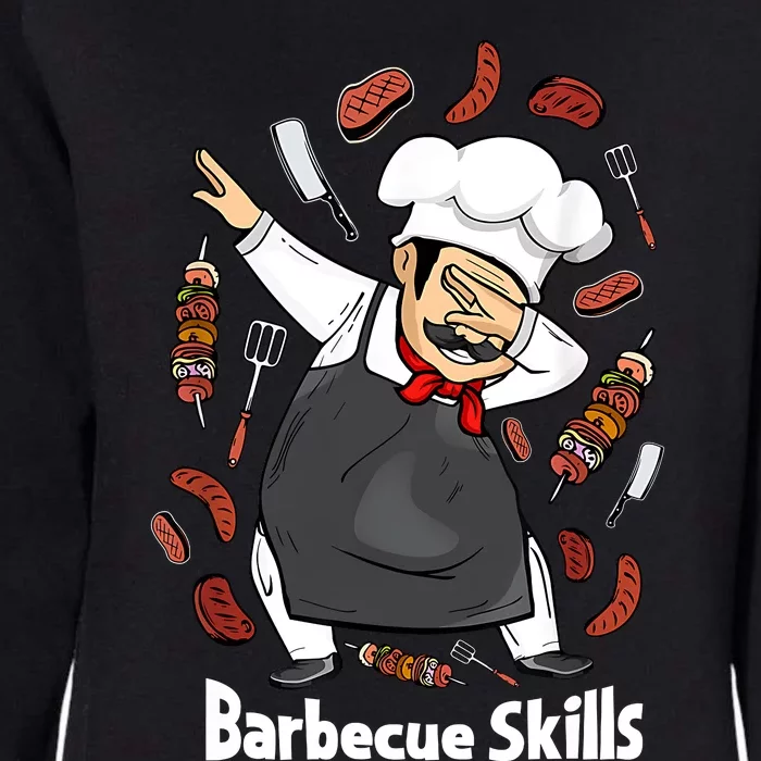 Barbecue Lover Dad Grilling BBQ Chef Father Barbecue Womens California Wash Sweatshirt