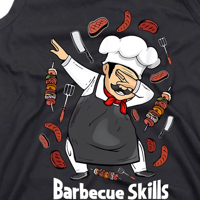 Barbecue Lover Dad Grilling BBQ Chef Father Barbecue Tank Top