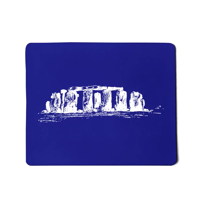 Black Line Drawing Gift Stonehenge Funny Gift Mousepad