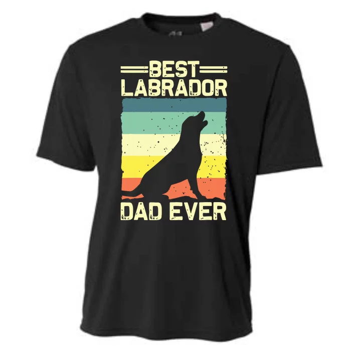 Best Labrador Design For Dad Men Labrador Retriever Lovers Cooling Performance Crew T-Shirt