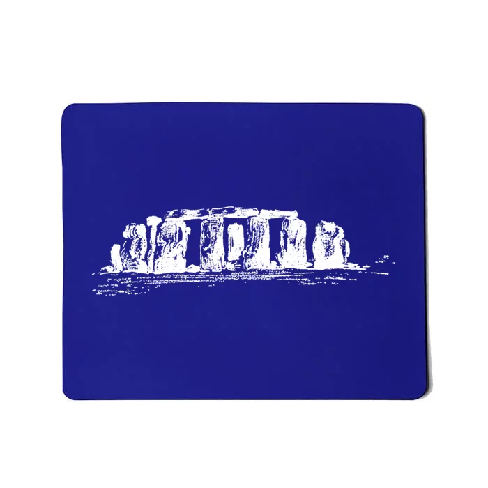 Black Line Drawing Meaningful Gift Stonehenge Gift Mousepad