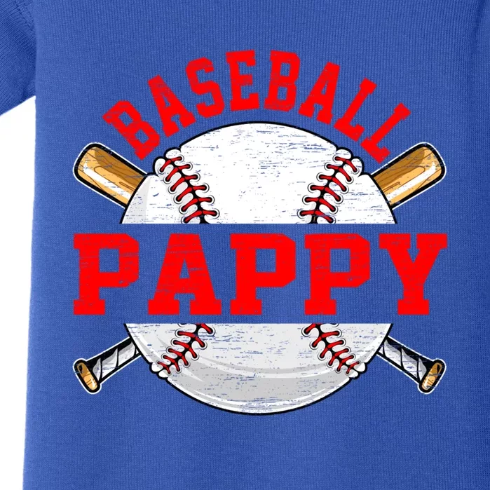 Baseball Lover Design For Fathers Day Baseball Pappy Cool Gift Baby Bodysuit