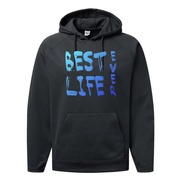 Best Life Ever For Jw JehovahS Witness Pioneer Gift Performance Fleece Hoodie