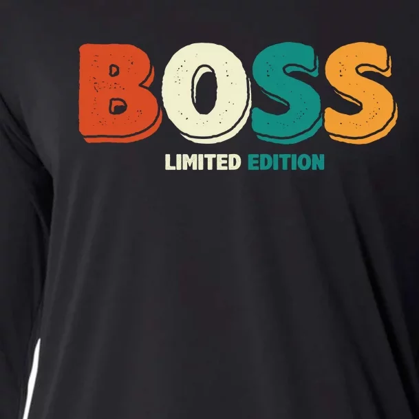 Boss Limited Edition Vintage Cooling Performance Long Sleeve Crew