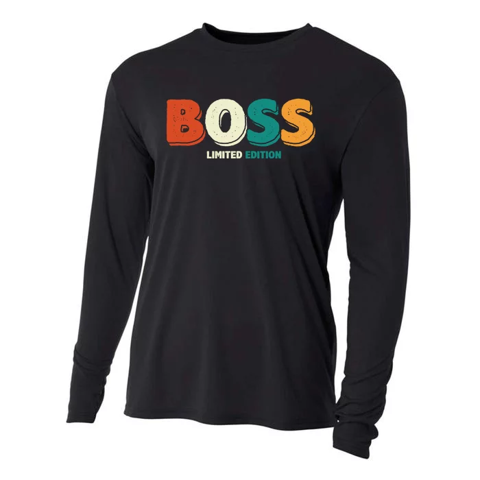 Boss Limited Edition Vintage Cooling Performance Long Sleeve Crew