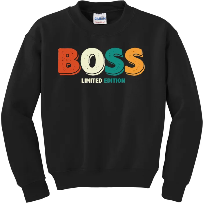 Boss Limited Edition Vintage Kids Sweatshirt